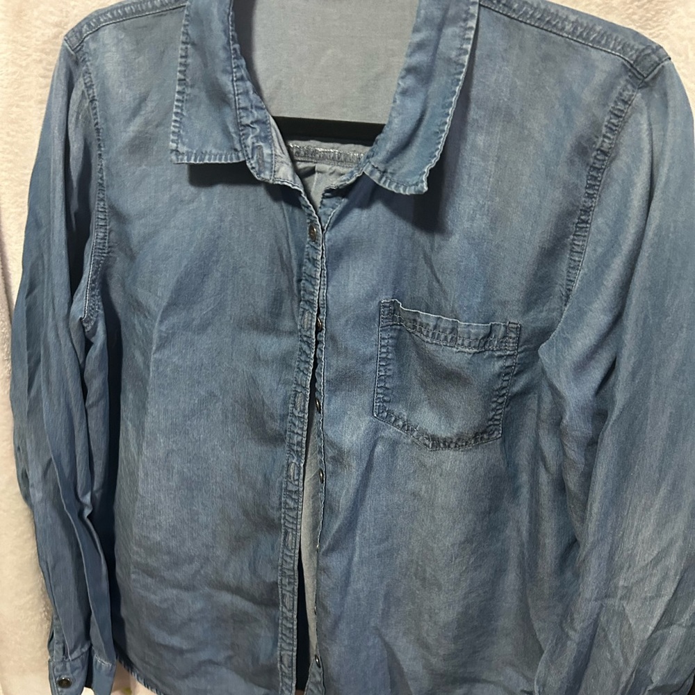 Blue jean shirt-L